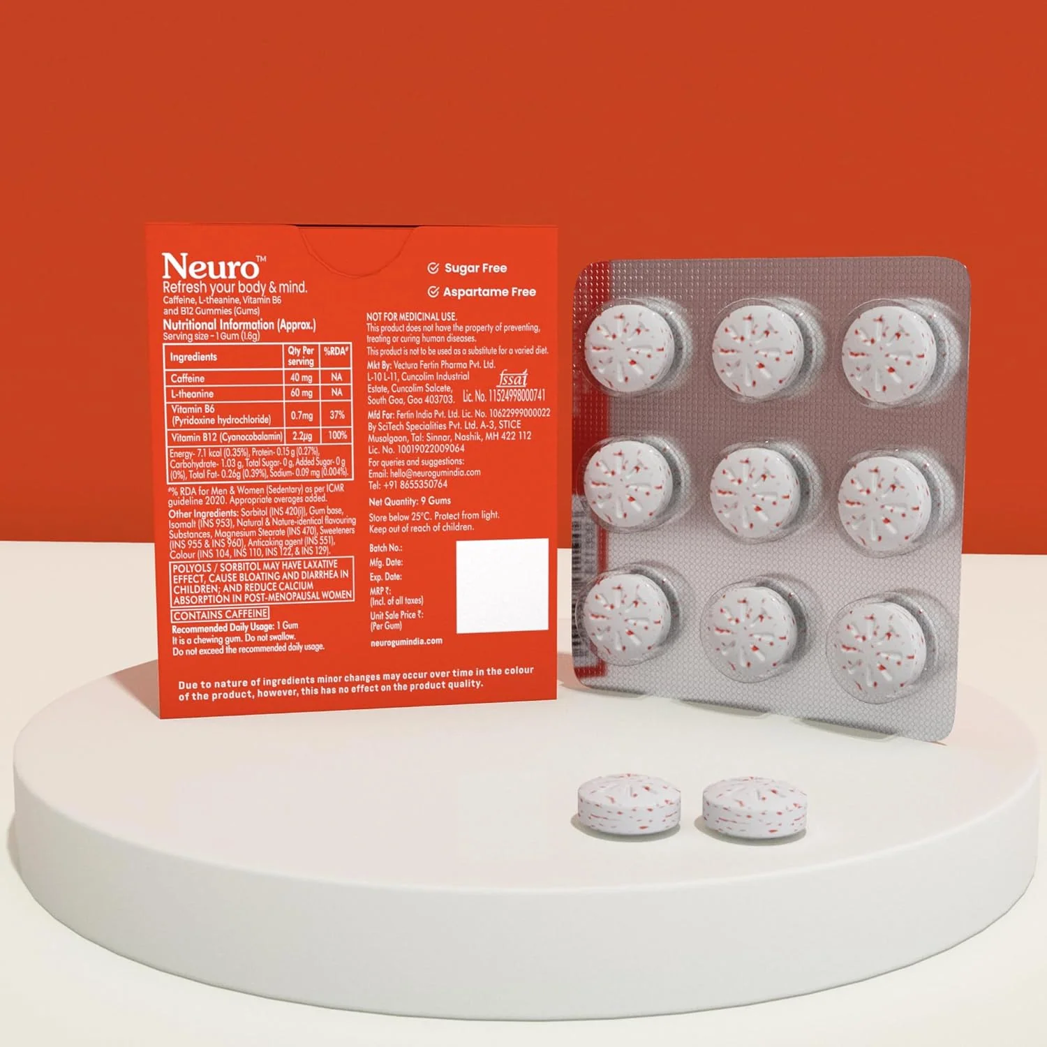 Neuro Energy Assorted Pack of 4 - Mints & Gums - Image 14