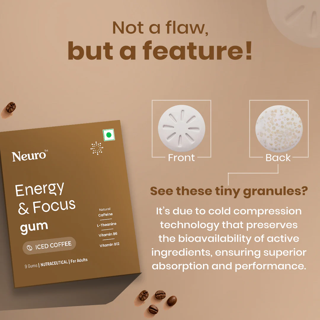 Neuro Energy Gums - Iced Coffee - Pack of 1 - Image 7
