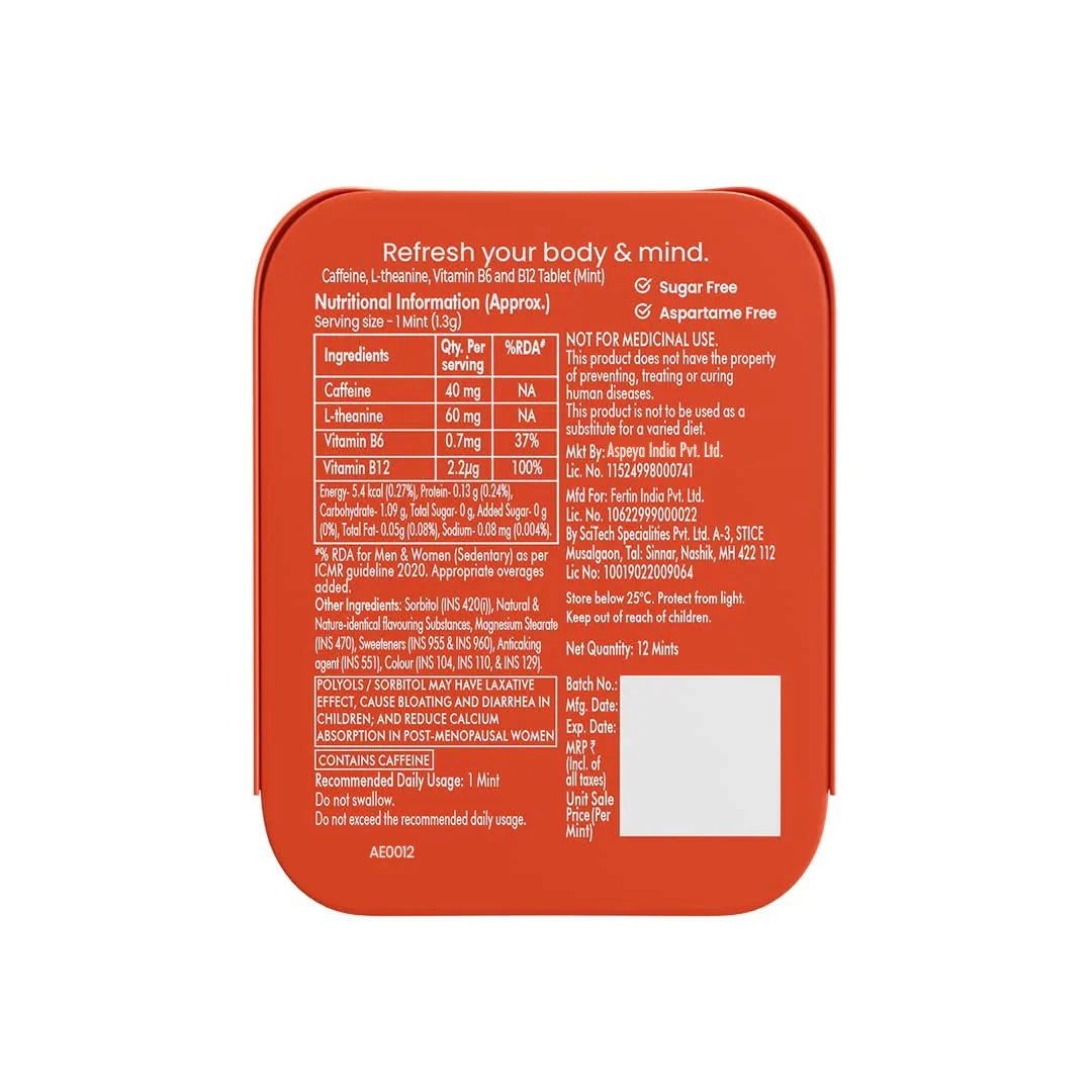 Neuro Energy Mints - Pack of 1 (Cinnamon) - Image 11